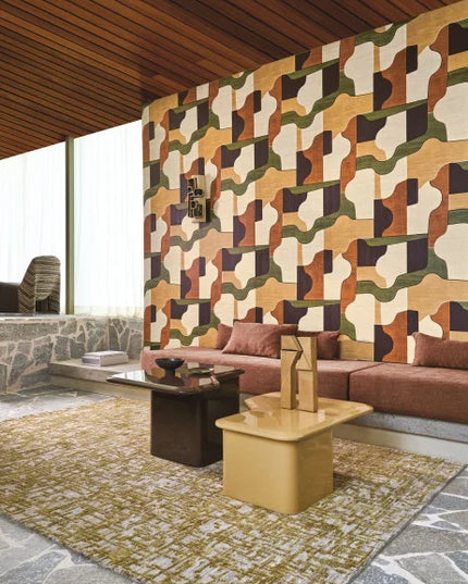 diepblauw en zachte beige kleuren