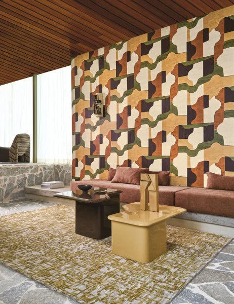 diepblauw en zachte beige kleuren