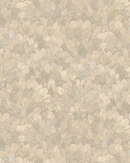 76841018 Casamance Modernismo Feijoa - Dit behang is subtiel en natuurlijk van kleur met zachte beige