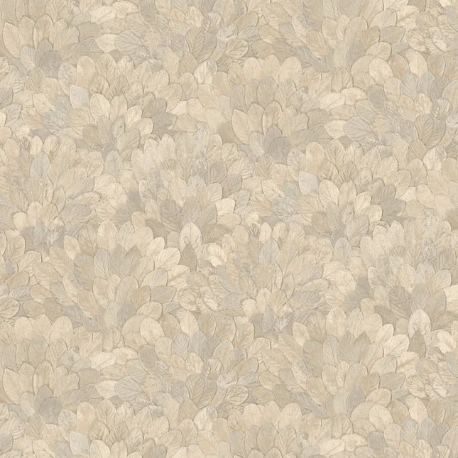 76841018 Casamance Modernismo Feijoa - Dit behang is subtiel en natuurlijk van kleur met zachte beige