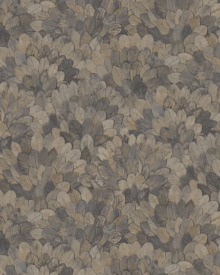 76841528 Casamance Modernismo Feijoa - Dit behang is een subtiele mix van grijstinten en warme bruintinten