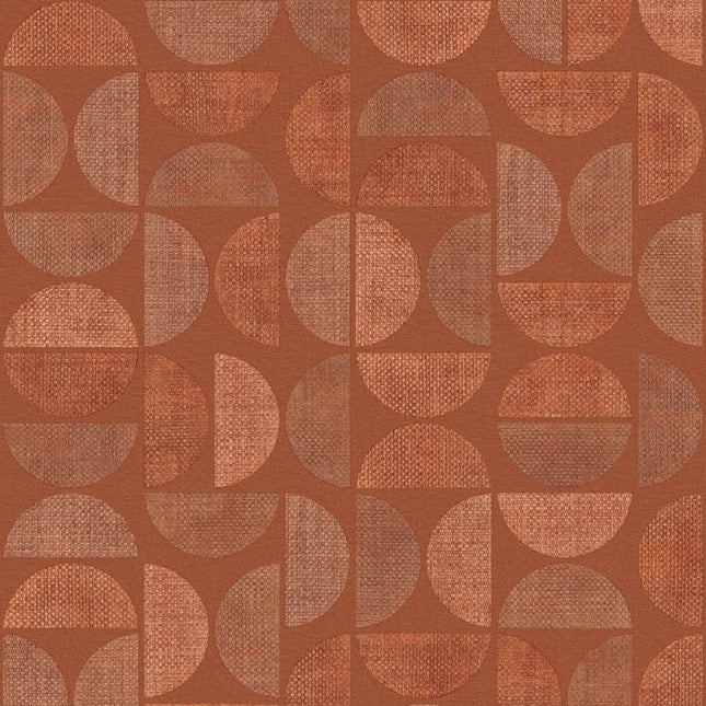 76881222 Casamance Nature Sur Mesure Dualis - Dit behang is opgebouwd uit warme tinten van rood
