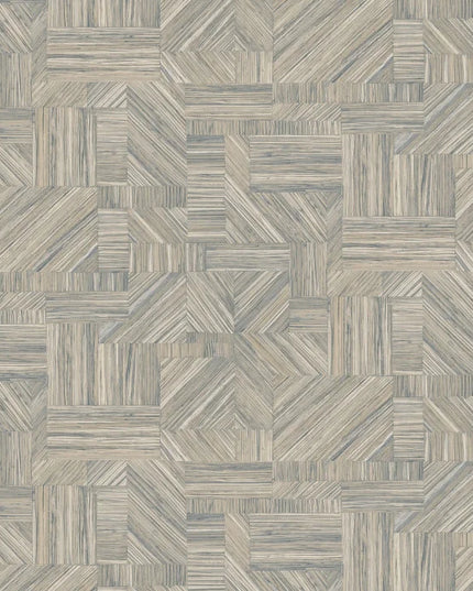 76891834 Casamance Nature Sur Mesure Imbrication - Dit behang is subtiel opgebouwd uit zachte tinten beige