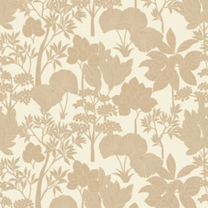 76900406 Casamance Tressora Inara - Dit behang is een subtiele combinatie van zacht wit en warme beige tinten
