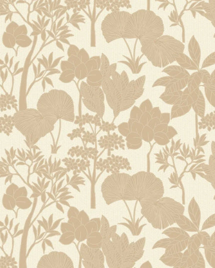 76900406 Casamance Tressora Inara - Dit behang is een subtiele combinatie van zacht wit en warme beige tinten