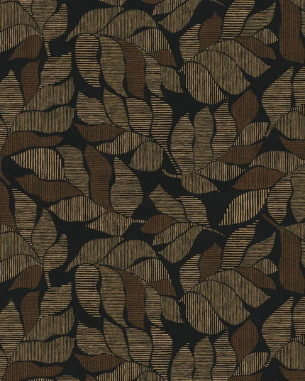 76911324 Casamance Tressora Lontara - Dit behang is een elegant samenspel van zwart