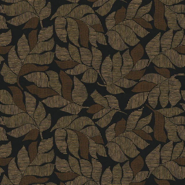 76911324 Casamance Tressora Lontara - Dit behang is een elegant samenspel van zwart