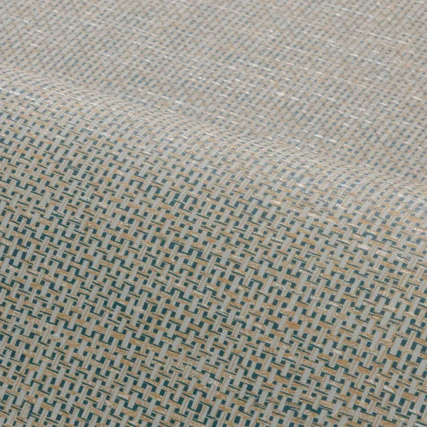lichte turquoise en beige tinten die samen een rustige en natuurlijke uitstraling creëren.