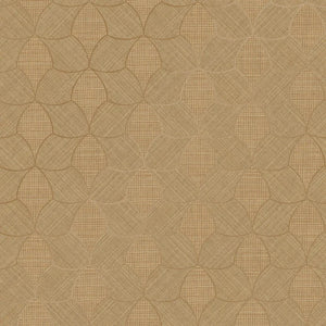 76943466 Casamance Tressora Tressana - Dit behang is een subtiel samenspel van verschillende tinten beige en zachtgeel met een fijn geweven patroon dat een warme