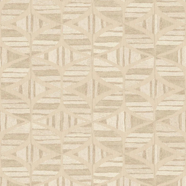 76982140 Casamance Broderies Filandra - Dit behang is een harmonieus samenspel van beige