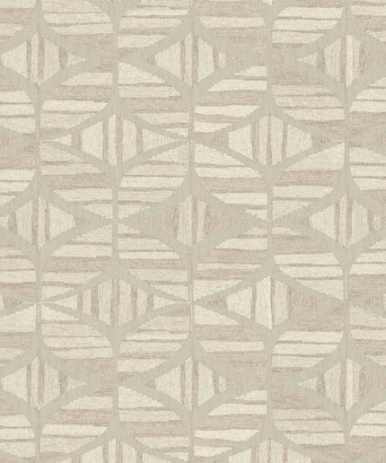 76982242 Casamance Broderies Filandra - Dit behang is een subtiele mix van beige