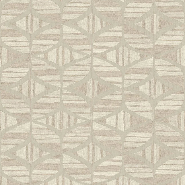 76982242 Casamance Broderies Filandra - Dit behang is een subtiele mix van beige