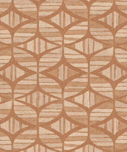 76982650 Casamance Broderies Filandra - Dit behang is warm en natuurlijk met een combinatie van terra