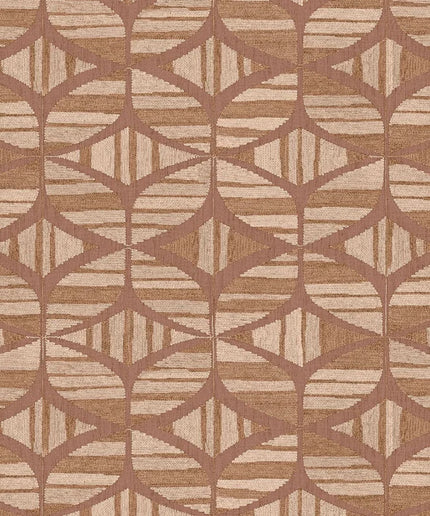 76982752 Casamance Broderies Filandra - Dit behang is warm van toon met een combinatie van terra
