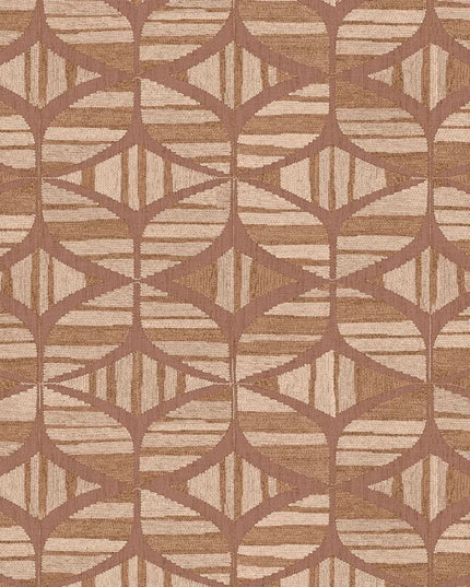 76982752 Casamance Broderies Filandra - Dit behang is warm van toon met een combinatie van terra