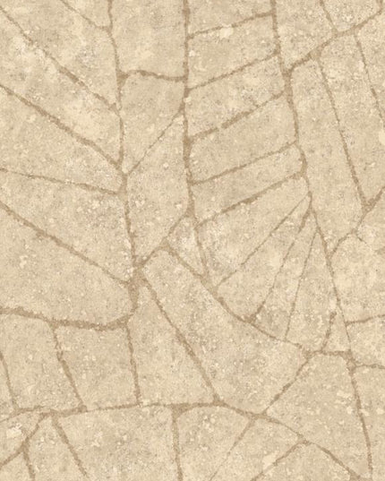 30332 Arte Koalin Fragment - Dit behang is uitgevoerd in zachte beige tinten met subtiele accenten van lichtbruin en crème