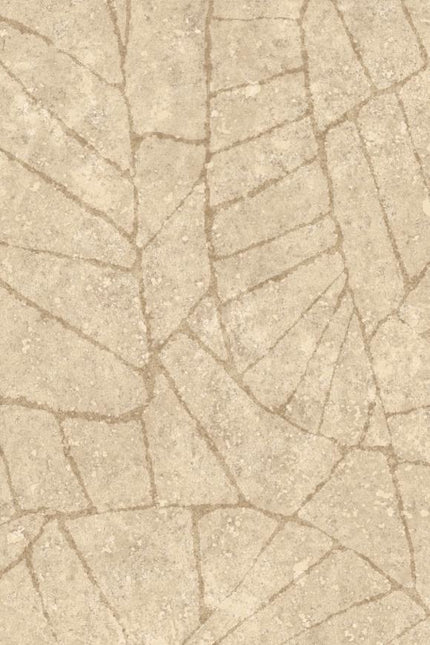 30332 Arte Koalin Fragment - Dit behang is uitgevoerd in zachte beige tinten met subtiele accenten van lichtbruin en crème