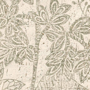30351 Arte Koalin Hortus - Dit behang is een subtiele mix van taupe en beige met zachte groene accenten