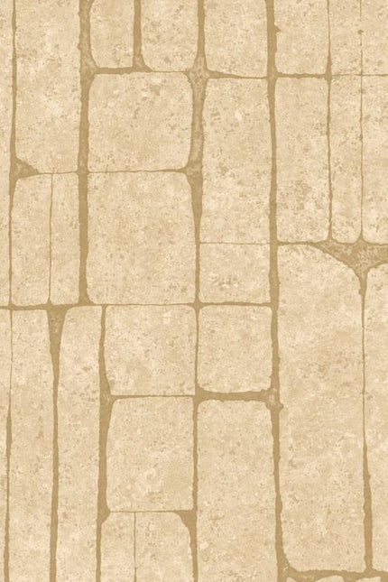 30362 Arte Koalin Solco - Dit behang is subtiel uitgevoerd in zachte beige tinten met warme geelbruine accenten die een natuurlijke en rustgevende sfeer creëren.