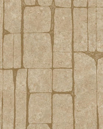 30363 Arte Koalin Solco - Dit behang is uitgevoerd in zachte beige tinten met warme bruinachtige accenten die samen een natuurlijke en rustieke uitstraling creëren.