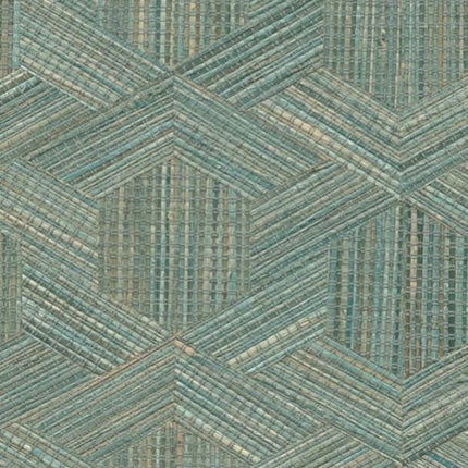 52480 Arte Prismatic Reflect - Dit behang is een harmonieuze mix van turquoise