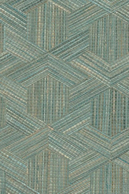 52480 Arte Prismatic Reflect - Dit behang is een harmonieuze mix van turquoise