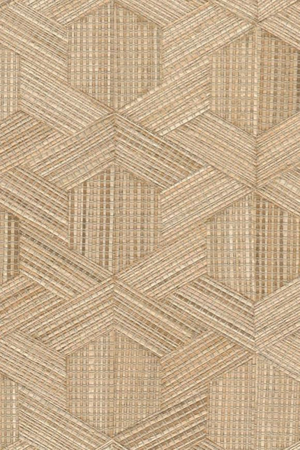 52481 Arte Prismatic Reflect - Dit behang is een warme mix van verschillende tinten bruin en beige