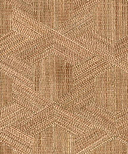 52482 Arte Prismatic Reflect - Dit behang is opgebouwd uit verschillende tinten bruin en beige