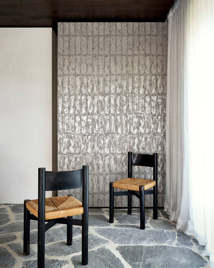 60124 Arte Metal X Patina Chalk Stone Silver