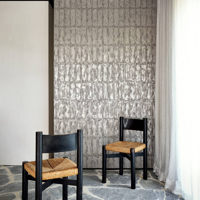 60124 Arte Metal X Patina Chalk Stone Silver