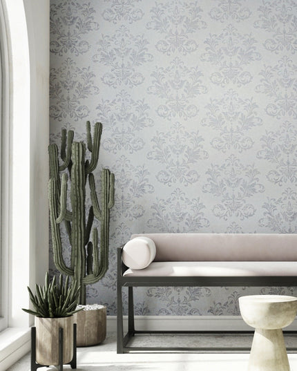 Behang met grote klassieke ornamenten | kleurmijninterieur