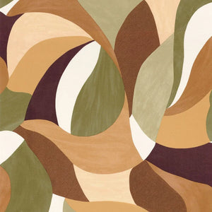 76200202 Casamance Terra Rossa Mandolra - Dit behang is een harmonieuze mix van beige
