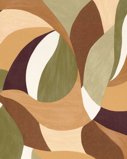76200202 Casamance Terra Rossa Mandolra - Dit behang is een harmonieuze mix van beige