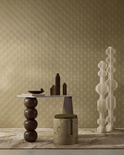 76651324 Casamance Magnitude Textures Nereides Lichen/doré