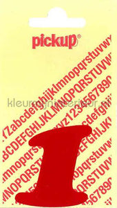 Pick-up Sierlijke Letters en Cijfers 1-rood | Bestellen bij https://www.kleurmijninterieur.nl/