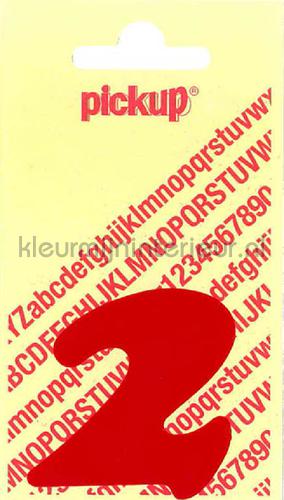 Pick-up Sierlijke Letters en Cijfers 2-rood | Bestellen bij https://www.kleurmijninterieur.nl/
