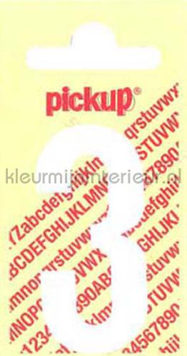 Pick-up Rechte Letters en Cijfers 3-wit | Bestellen bij https://www.kleurmijninterieur.nl/