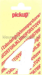 Pick-up Sierlijke Letters en Cijfers 4-wit | Bestellen bij https://www.kleurmijninterieur.nl/