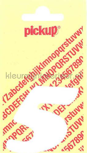 Pick-up Sierlijke Letters en Cijfers 5-wit | Bestellen bij https://www.kleurmijninterieur.nl/