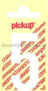 Pick-up Rechte Letters en Cijfers 5-wit | Bestellen bij https://www.kleurmijninterieur.nl/