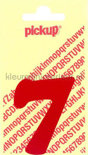 Pick-up Sierlijke Letters en Cijfers 7-rood | Bestellen bij https://www.kleurmijninterieur.nl/