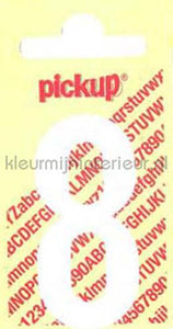 Pick-up Rechte Letters en Cijfers 8-wit | Bestellen bij https://www.kleurmijninterieur.nl/