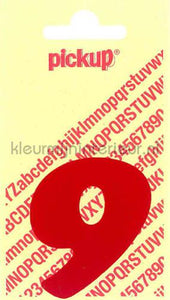 Pick-up Sierlijke Letters en Cijfers 9-rood | Bestellen bij https://www.kleurmijninterieur.nl/