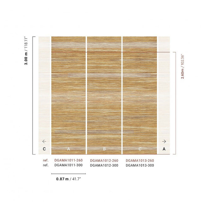 DGAMA1012-300 Masureel Amani Pai-Pai Straw Paneel B