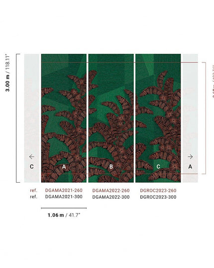 DGAMA2022-260 Masureel Amani Yucatan Viridis Paneel B