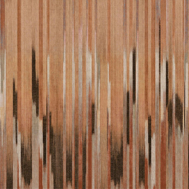 DGRIC1013-300 Masureel Serica Holi Paneel C - Dit behang is een warme mix van terra- en oranje tinten