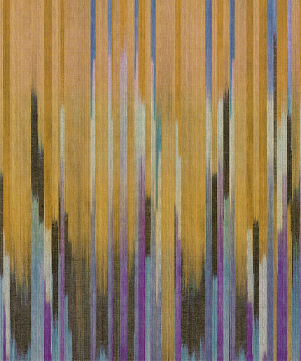 DGRIC1023-300 Masureel Serica Holi Paneel C - Dit behang is een warme combinatie van okergeel en paars