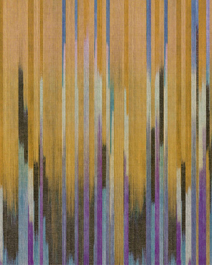 DGRIC1023-300 Masureel Serica Holi Paneel C - Dit behang is een warme combinatie van okergeel en paars