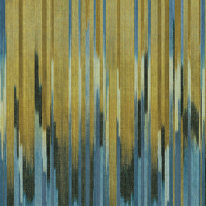DGRIC1043-300 Masureel Serica Holi Paneel C - Dit behang is een harmonieus samenspel van mosterdgroen