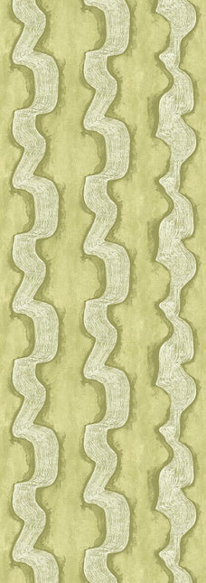 DGTRA303-300 Masureel Traces Shodo - Dit behang is een rustige combinatie van zachte groen- en beige tinten